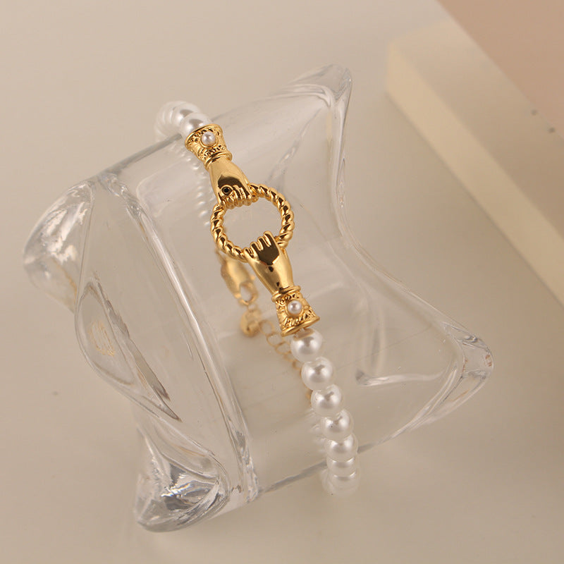 Wholesale Pearl Gold Plated Necklaces